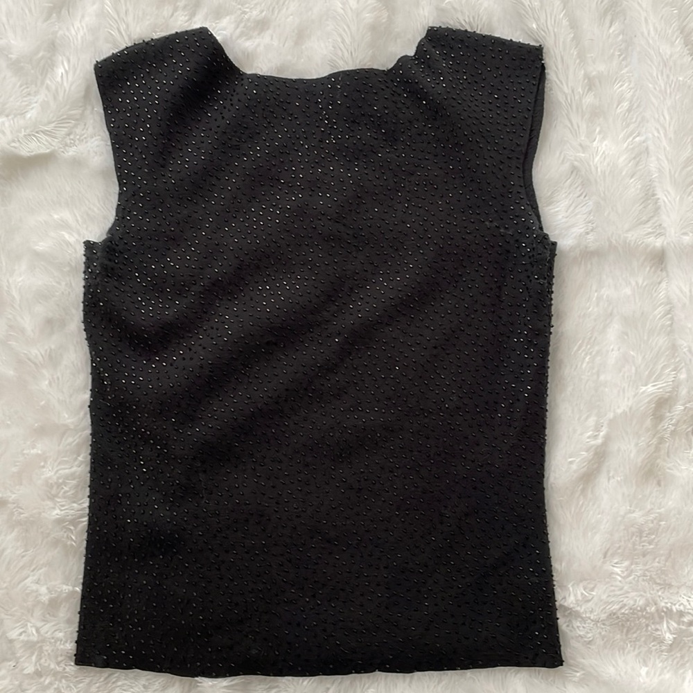 Ann Taylor silk blend black top